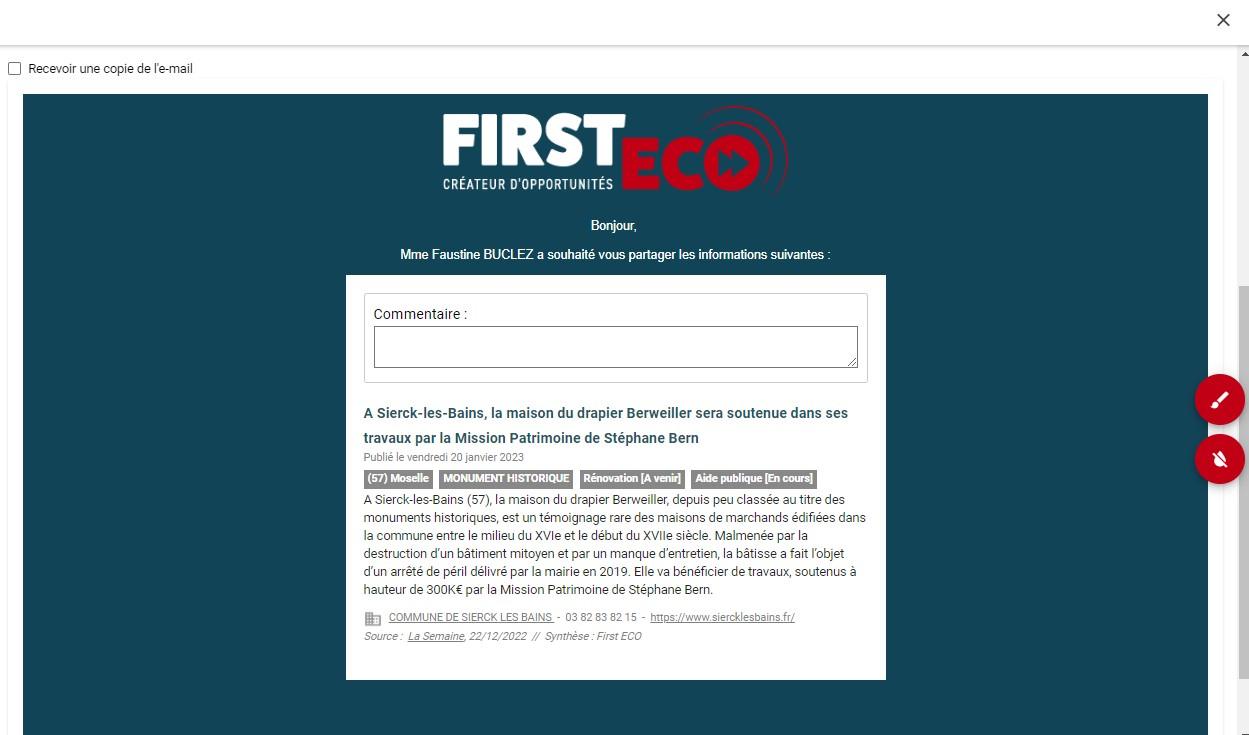 alerte mail